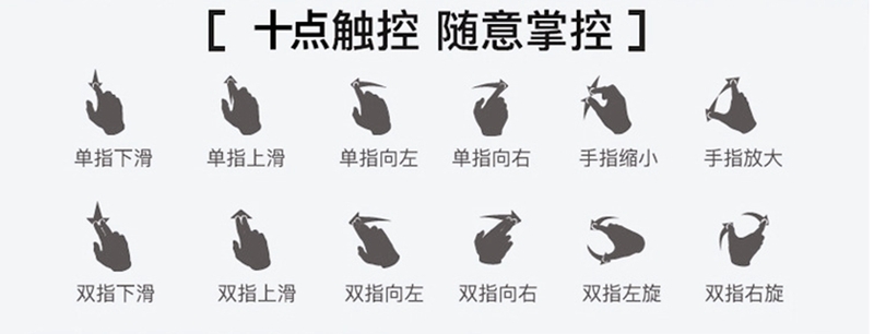 触控灵敏，无拖影、无漂移